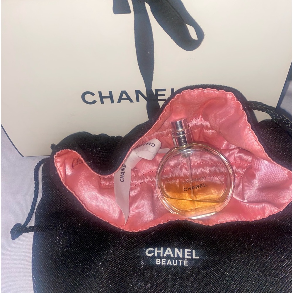 Chanel vintage pink silk satchel in box w coco